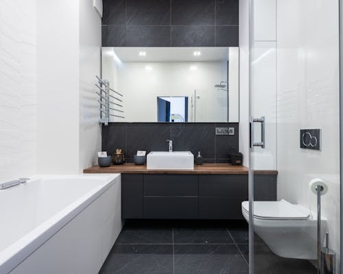 Contemporary bathroom remodel